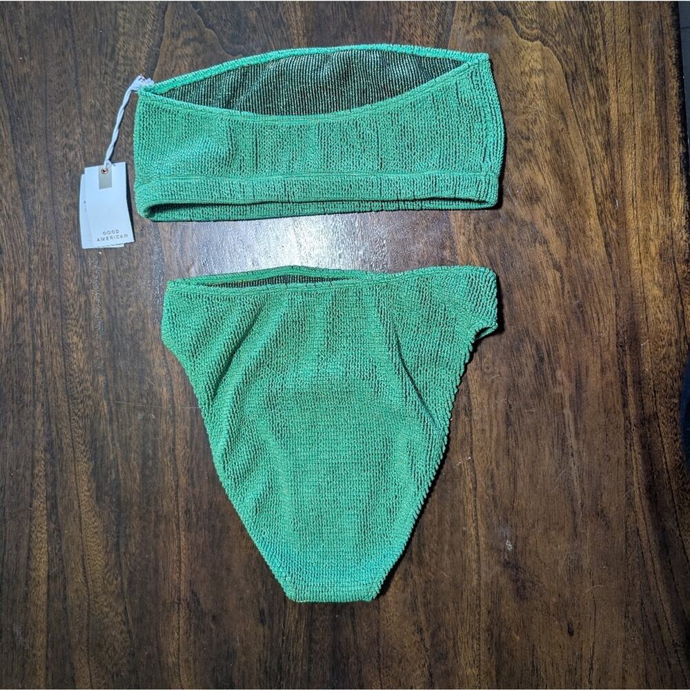 Good American Green Strapless Bikini Set - Picture 3 of 5